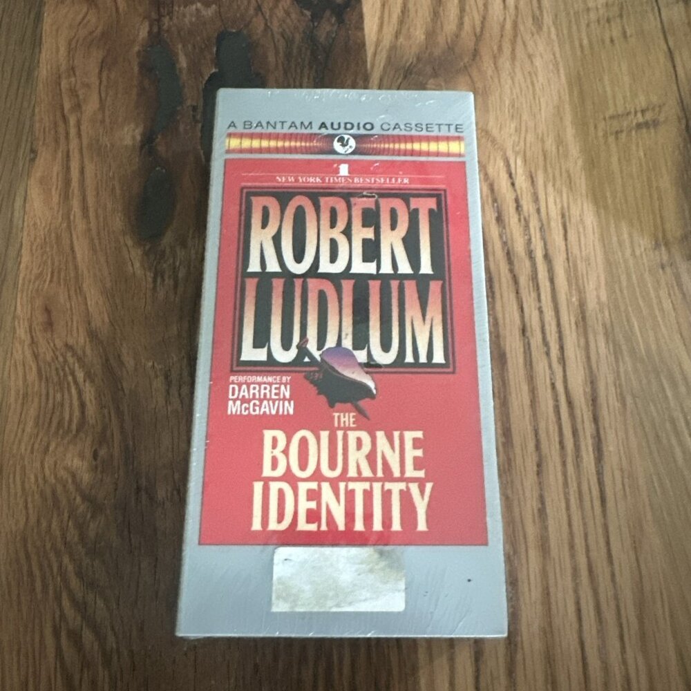 Robert Ludlum The Bourne Identity Audio Cassette Book Set New Sealed Vintage